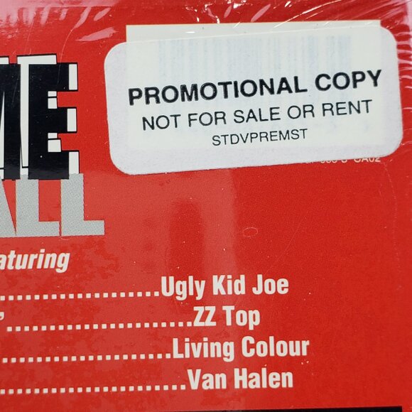 NFL Rocks VHS Tape Extreme Football ZZ Top Van Halen Promo Copy 90s Sealed - Picture 5 of 10